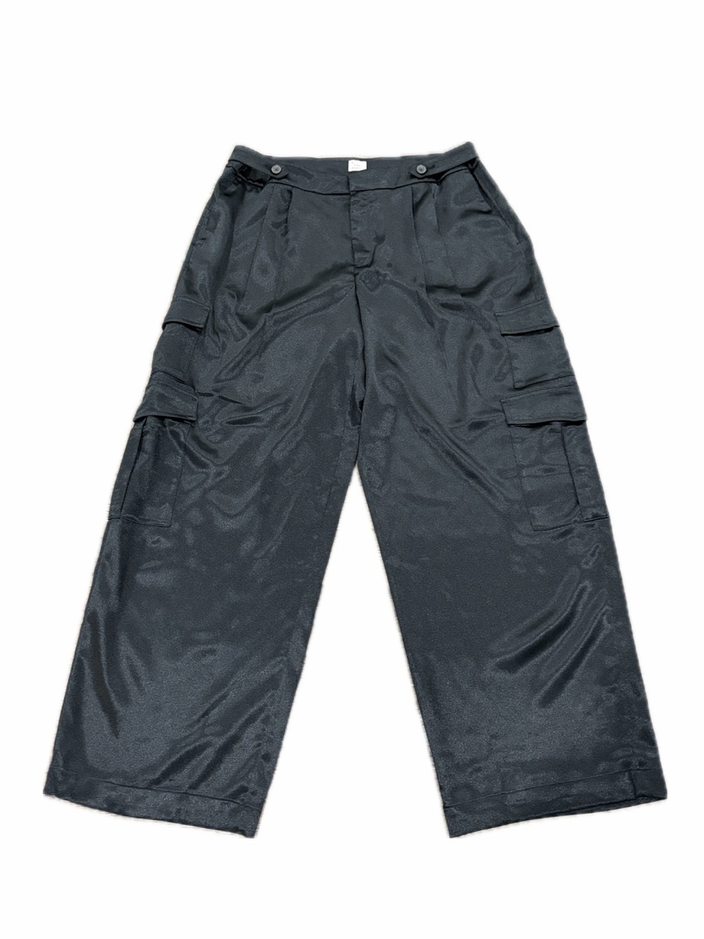 a new Day High Rise Satin Cargo Wide Leg Pants Size 16 Street Chic Y2K Gorpcore